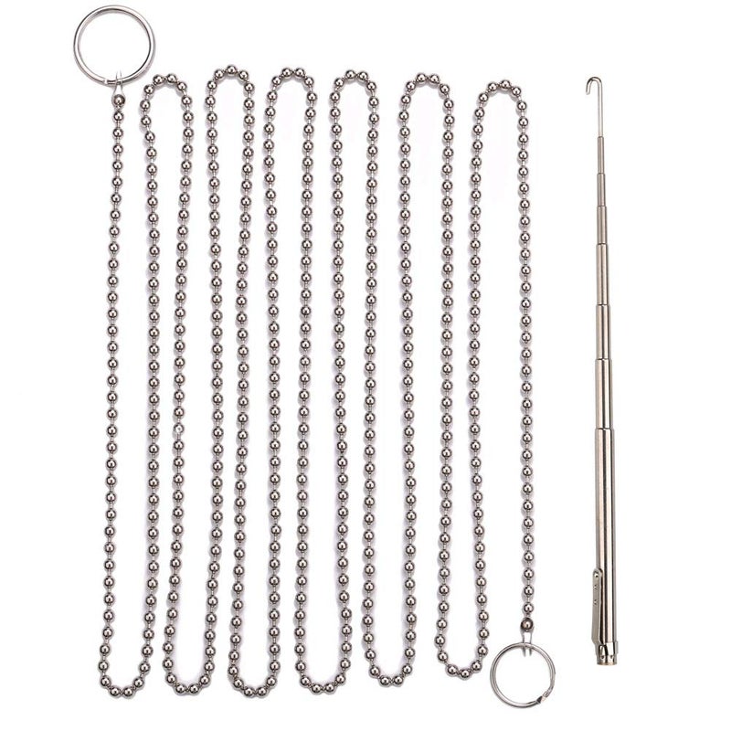 LIAULIADLL Fish Ball Chain & Retractable Retriever Hook, With Storage Case,1SET - Image 1